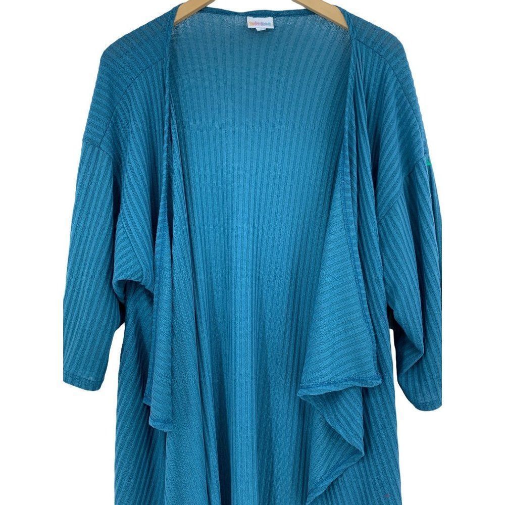 Womens LuLaRoe Cardigan lightweight duster open top size M 1719